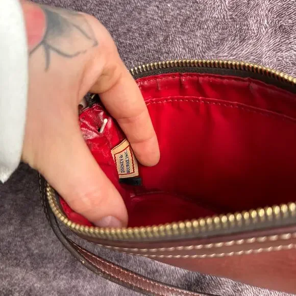 Dooney & Bourke Rich Brown Mini Bag - Picture 10 of 15